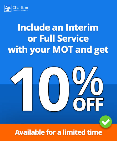Save 10% with an MOT and Service